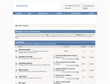 Tablet Screenshot of forums.techeblog.com